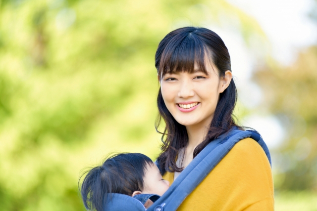 抱っこ紐の画像