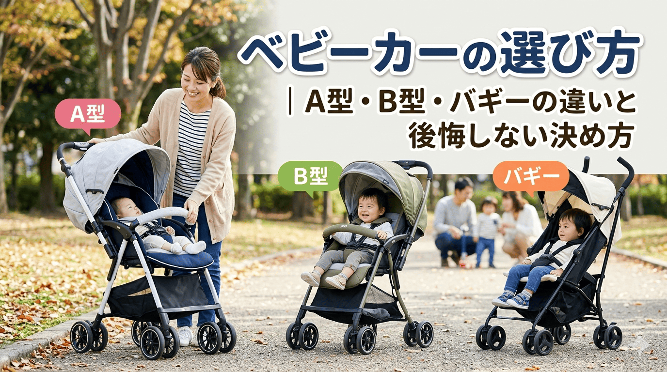 ベビーカーの選び方という記事のサムネイル画像